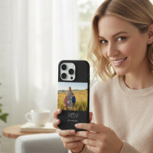 Black Mom Established Script Photo Case-Mate