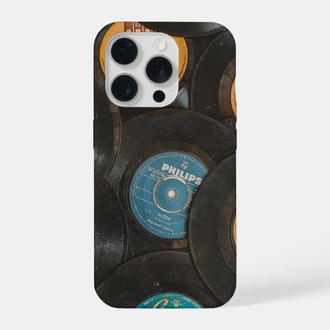 Coque iPhone Black Vinyl Classic Records (Verso)