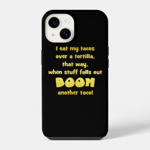 Coque Pour iPhone 14 Blague de tortilla Boom drôle