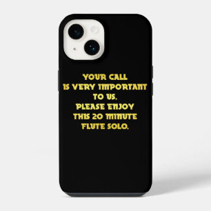 Coque Pour iPhone 14 Blague Téléphonique Amusante de Service Client