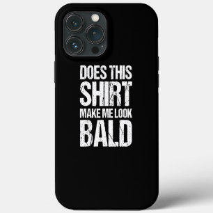 Etui iPhone 13 Pro Max Blagues drôles sur la tête chauve Les hommes font-