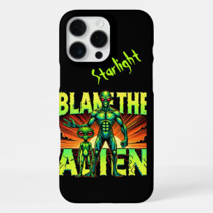 Coque iPhone 16 Pro Max Blâmer l'alien dans un cadre forestier mystique
