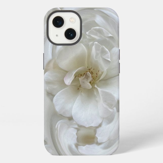 Coque iPhone Blanc ivoire (Verso)