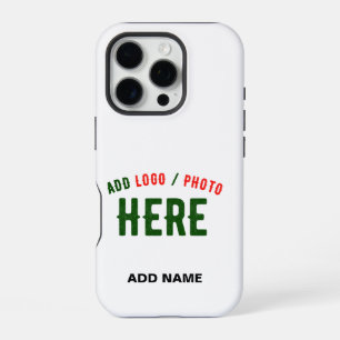 COQUE iPhone 16 PRO BLANC PERSONNALISABLE MODERNE DE MARQUE VÉRIFIÉ ST
