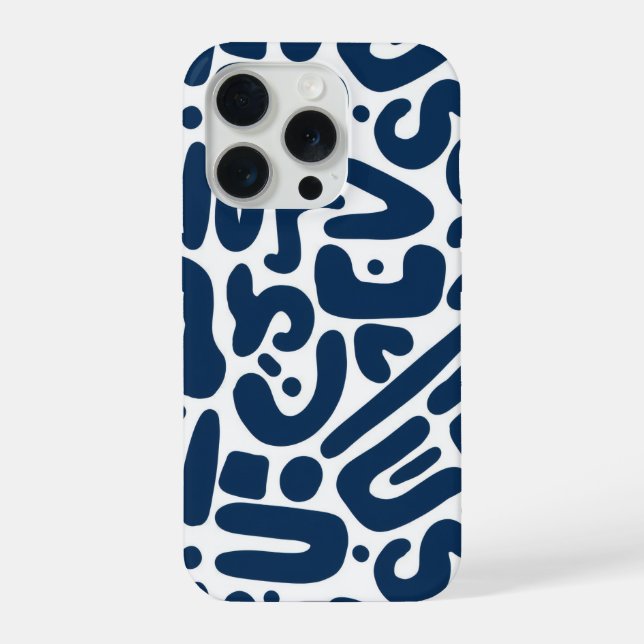 Coque iPhone Bleu (Verso)