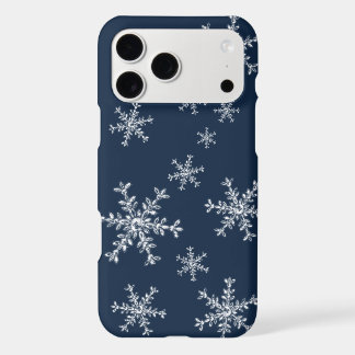 Coque iphone bleu Crystal Snowflakes