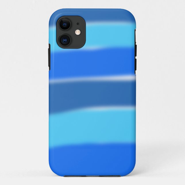 Coque iphone bleu dégradé (Dos)