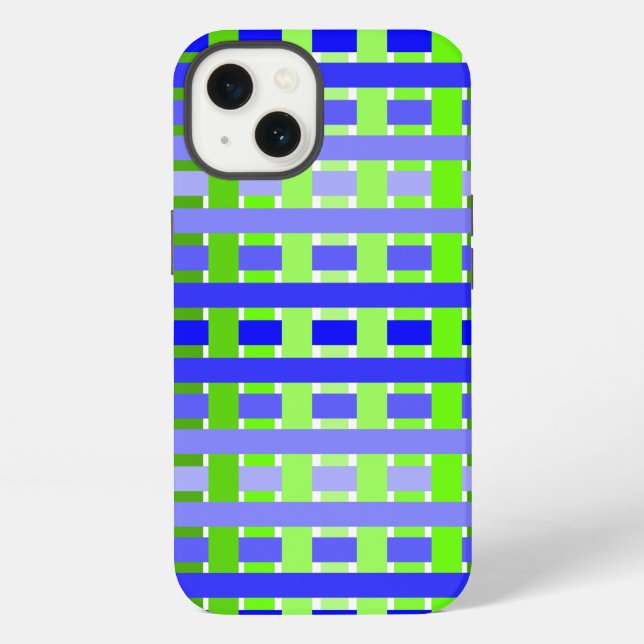 Coque iPhone Bleu dégradé (Verso)