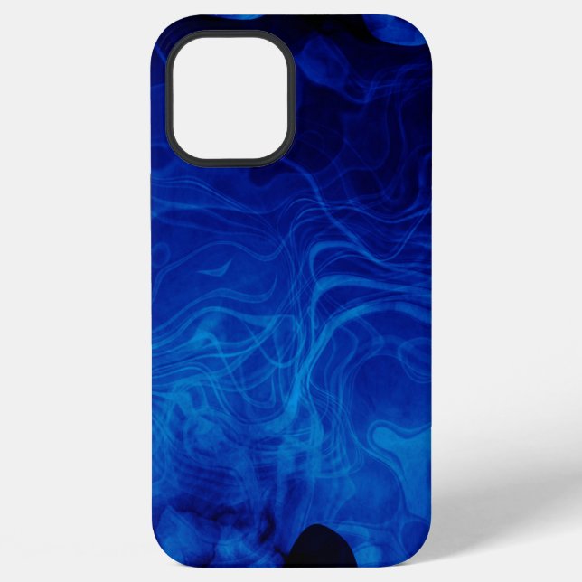 Coque iPhone Bleu Électrique (Verso)