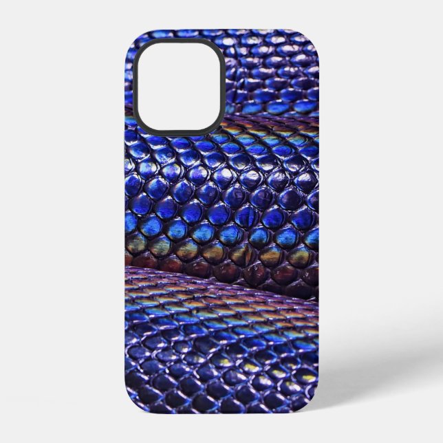 Coque iPhone Bleu et pourpre (Verso)
