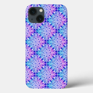 Coque iphone bleu pourpre