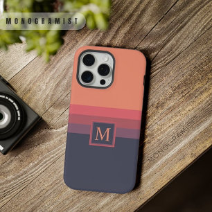 Coque iPhone 15 Pro Max Bloc de couleur rose saumon foncé personnalisable