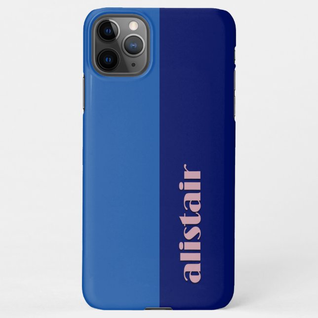Coque iPhone Block Colours With Personalization (Dos)