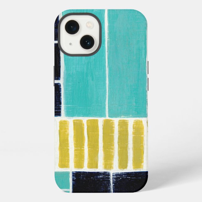 Coque iPhone Blocs géométriques (Verso)