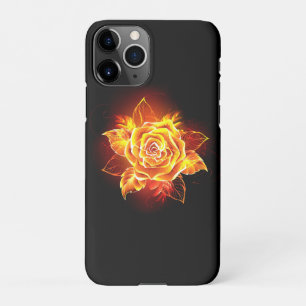Coque iPhone 11Pro Blooming Fire Rose