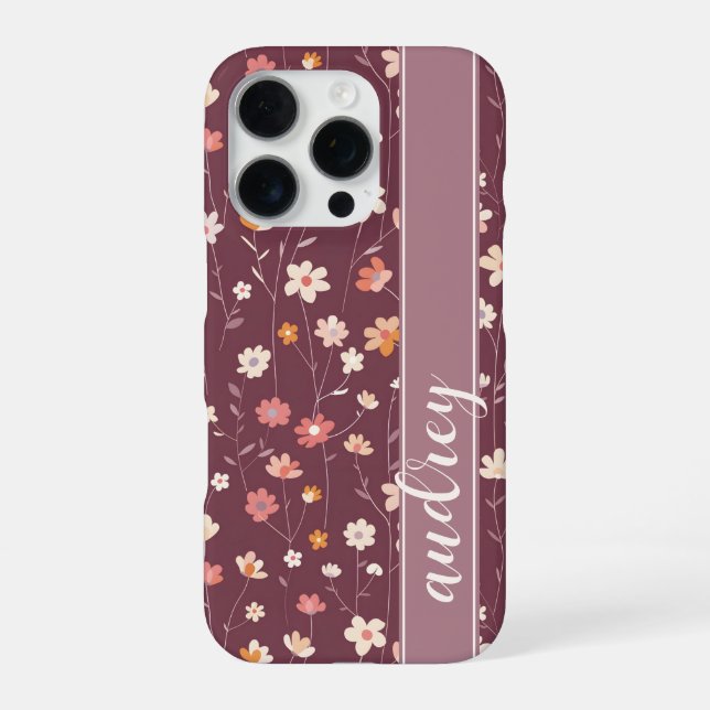 Coque iPhone Blooms rétro (Verso)
