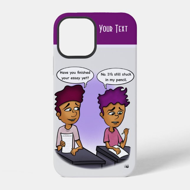 Coque iPhone Bloqué dans un crayon flexible (Verso)
