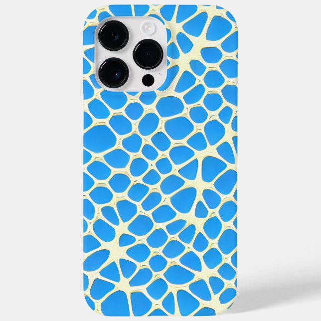 Coque iphone Blue Stones (Verso)