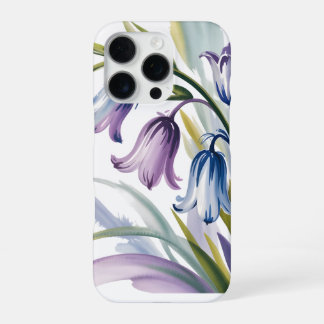 Coque iPhone 16 Pro Bluebell Breeze Watercolor