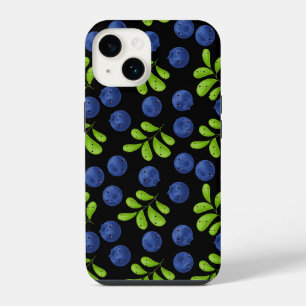 Coque Pour iPhone 14 Blueberry Bliss : Fruit Motif Design