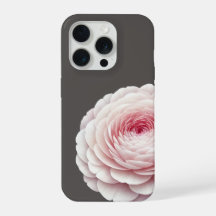 Blush Floral Charbon Élégant et Chaud