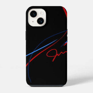 Coque Pour iPhone 14 BMW ///M Stripes iPhone14 (Noir)
