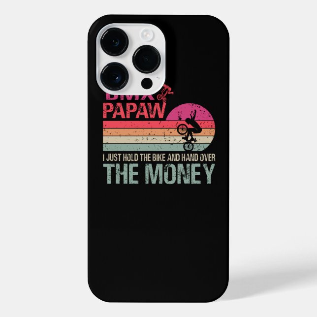 Coque iPhone BMX Papaw Je Tiens Le Vélo Et Passe La Main Sur Le (Verso)