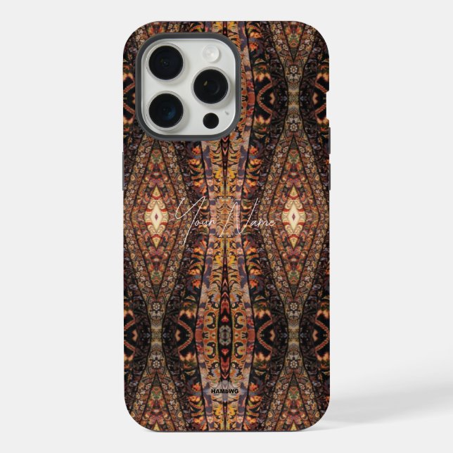 Coque iPhone Bohème de téléphone portable d'impression (Verso)