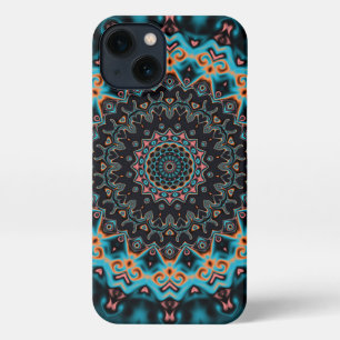 Etui iPhone 13 Boho coloré Mandala
