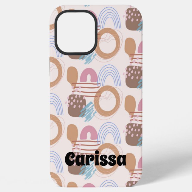 Coque iPhone Boho, étui téléphonique, couverture téléphonique (Verso)