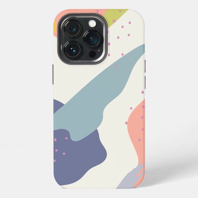 Coque iPhone Boho Inspiré Dotée Téléphone Abstrait (Dos)