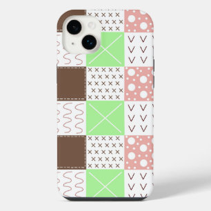 Boho marron, bordeaux, vert et mauve Sp fantaisist