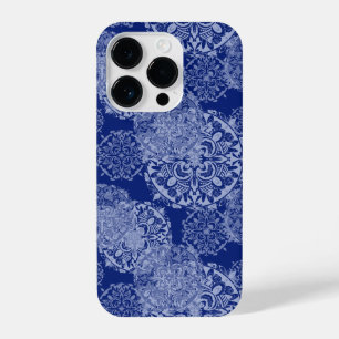 Coque Pour iPhone 14 Plus Boho Moody Blues Mandalas