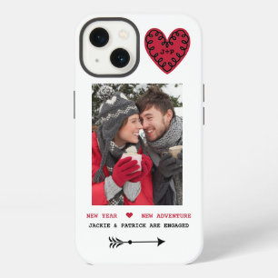 Etui iPhone 13 Boho Photo Annonce de Fiançailles Case-Mate iPhon
