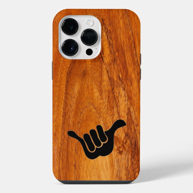 Coque iPhone Bois de Koa (Verso)