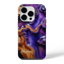 Bois de téléphone Résine, Bois de Burl Design