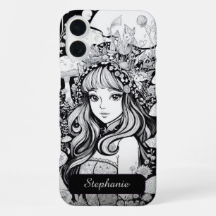 Coque iPhone 16 Plus Bois Enchanté Art de Fée