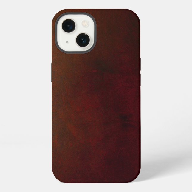 Coque iPhone Bois Rouge (Verso)