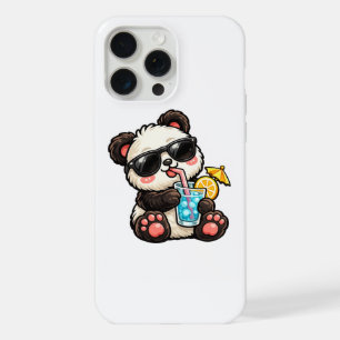 Coque iPhone 15 Pro Max Boisson Cool Panda