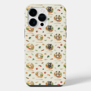 Coque Pour Pour iPhone 14 Pro Max Boîte à bento japonaise mignonne et art de riz ani