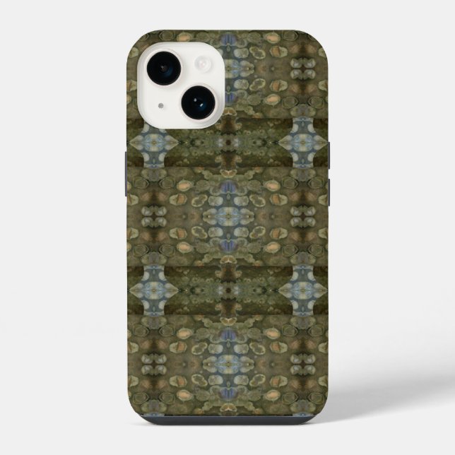 Coque iPhone Boîte de collection de pierres précieuses de sédim (Verso)