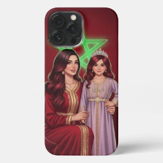 Etui iPhone 13 Pro Max Boîte téléphonique mère et fille marocaine
