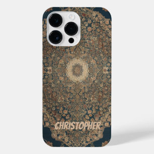 Coque Pour Pour iPhone 14 Pro Max Boîtes de téléphone de couverture de tapis persan