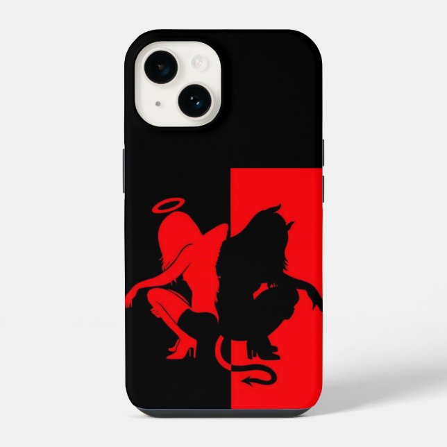 Coque iPhone Boîtier Ange ou Démon Case-Mate pour iPhone (Verso)