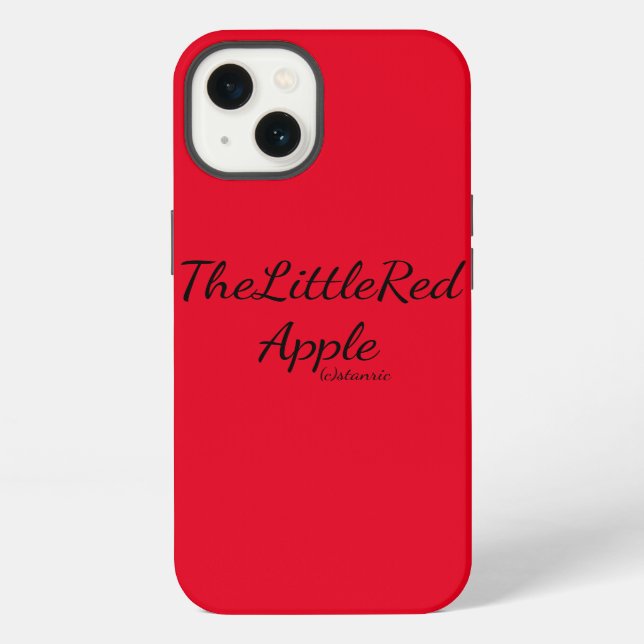 Coque iPhone boîtier apple iphone13 rouge art&design (Verso)