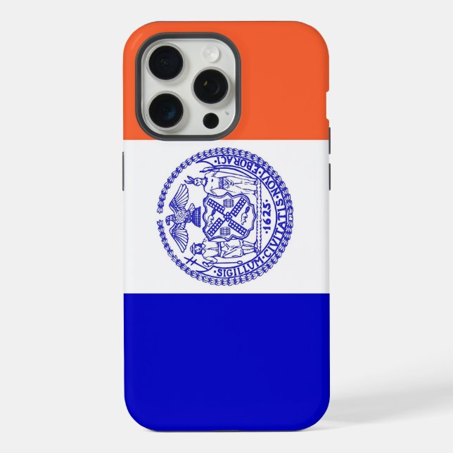 Coque iPhone Boîtier Apple iPhone 15 Pro Max, Drapeau de la vil (Verso)