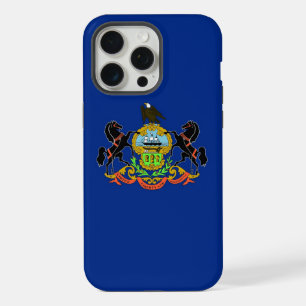 Coque iPhone 15 Pro Max Boîtier Apple iPhone 15 Pro Max, Drapeau de Pennsy