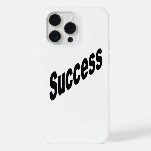 Coque iPhone Boîtier Apple iPhone 15 Pro Max SUCCÈS (Verso)