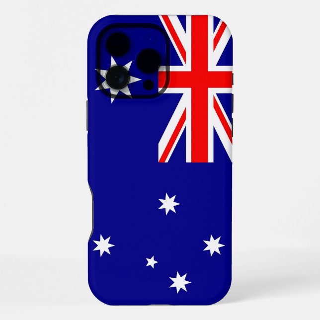 Coque iPhone Boîtier Apple iPhone 16 Pro Max, drapeau de l'Aust (Verso)