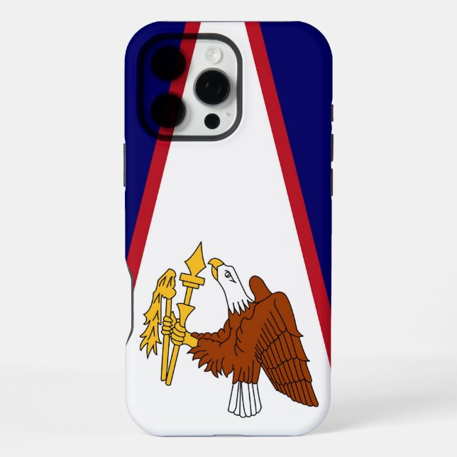 Coque iPhone Boîtier Apple iPhone 16 Pro Max, drapeau des Samoa (Verso)